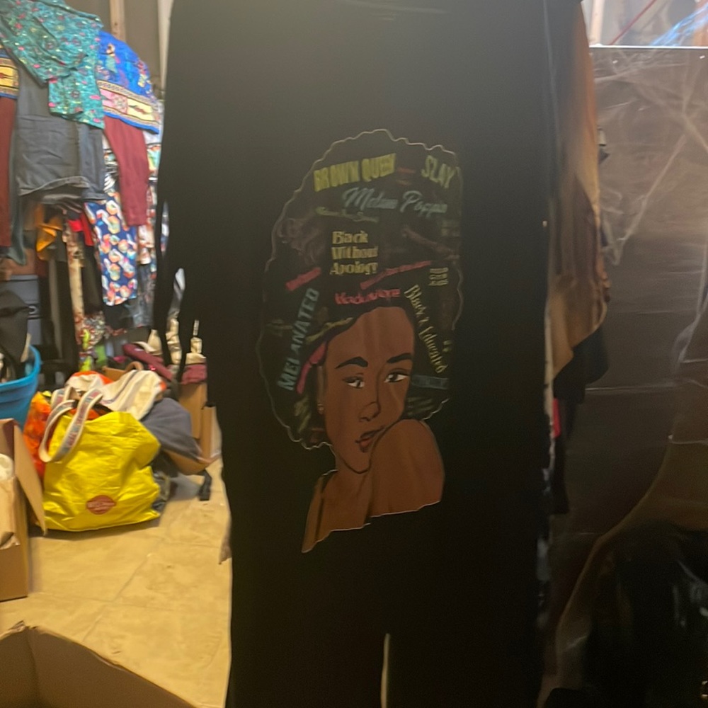 On fire t shirt